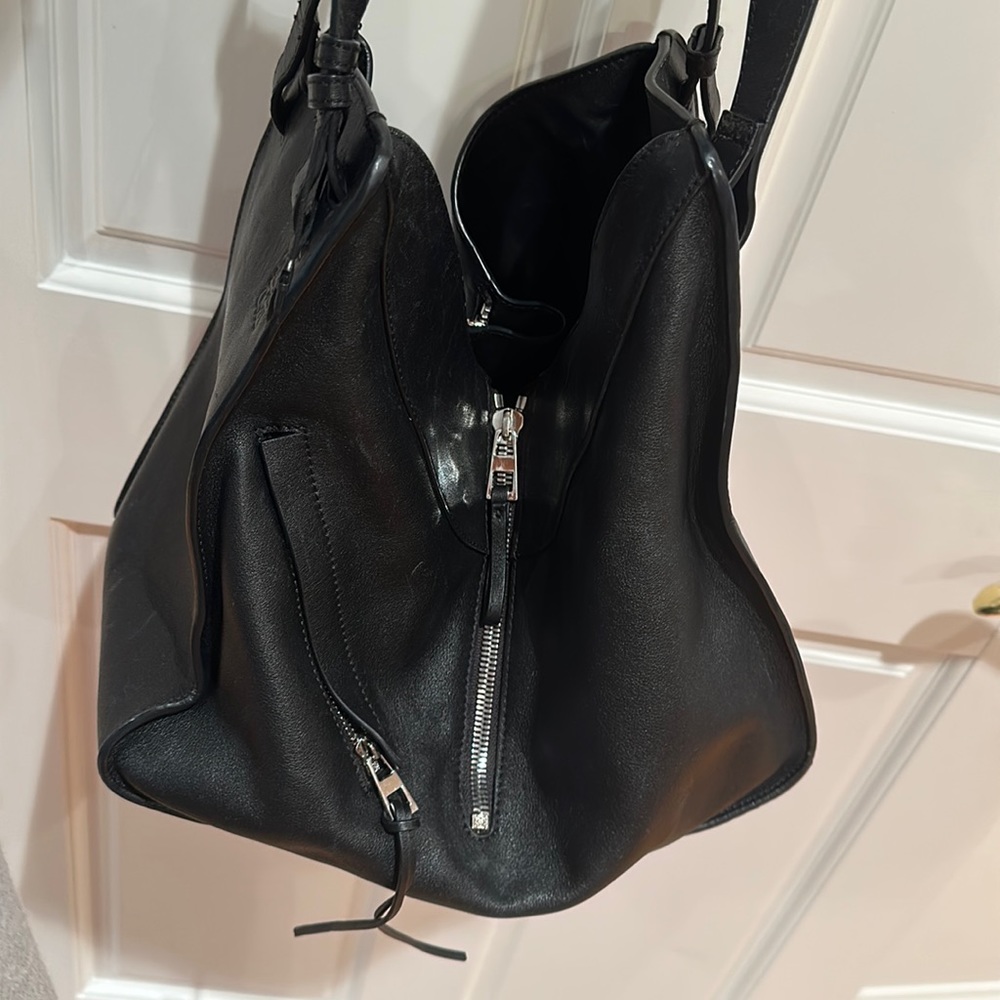 Loewe hammock bag with silver details and adjustable handle style